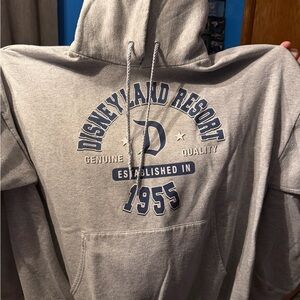 Hanes White and Black Disneyland Walt Disney World Logo Pullover